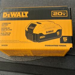 20V Dewalt 5AH Battery 