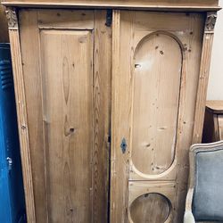 Unfinished Armoire Or Media Cabinet