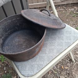 Cast Iron Pot And 