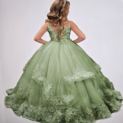 Flower Girl Dress And Accessories 