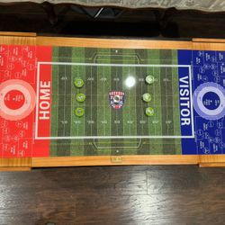 Fozzy Football Wood-Board Edition – Shuffleboard-Style Football Game – Excellent Condition