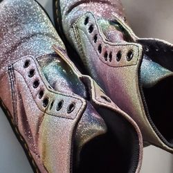 Dr Martens Pink Rainbow Boots Women 