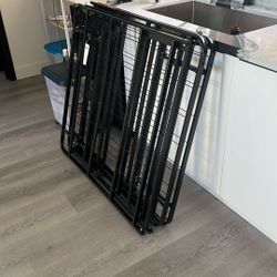 Two Foldable Twin Bed Frame