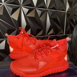 All Red Limited Adidas Tubular 
