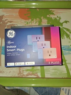 GE Cync Indoor Smart Plugs 3-Pack