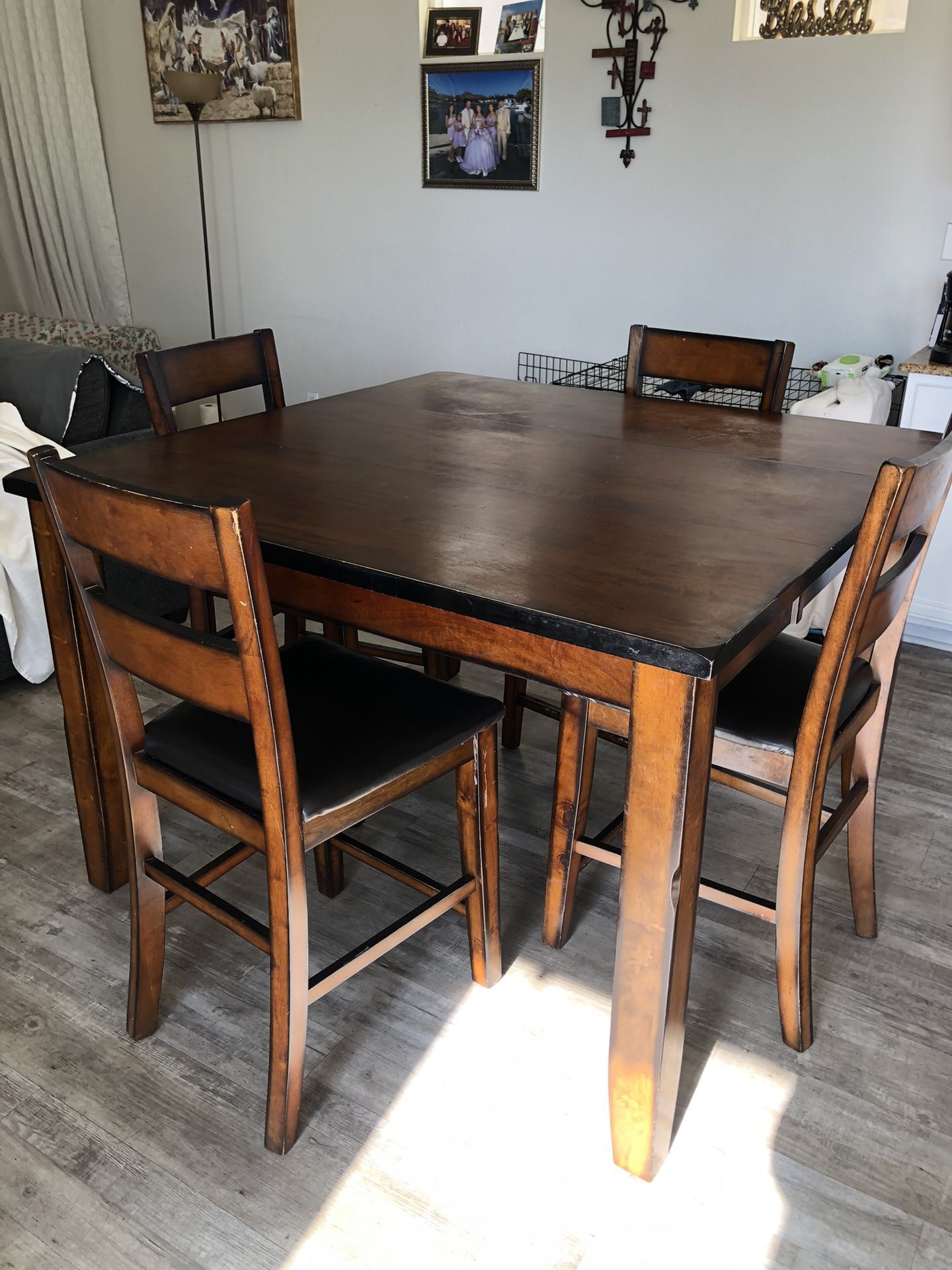 Wooden Table 4 Chairs ( Jerome’s)