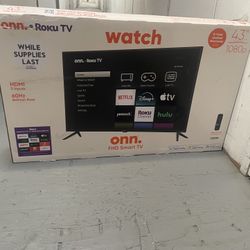 New Open Box ONN ROKU SMART TV 