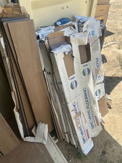 Tile flooring material “come get it cheap”