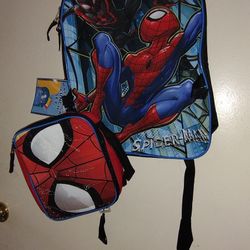 Backpack Y Lunch Box Spiderman 