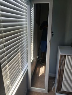 Full Length Floor Mirror White Frame