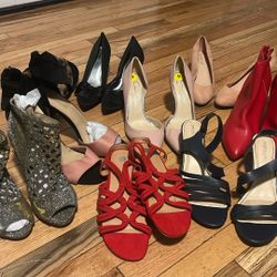 10 pair of shoes bundle different size up to 10 