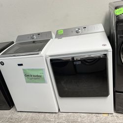 maytag bravos xl washer with dryer set