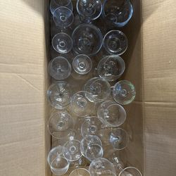 24 Assorted Wine & Margarita Glasses