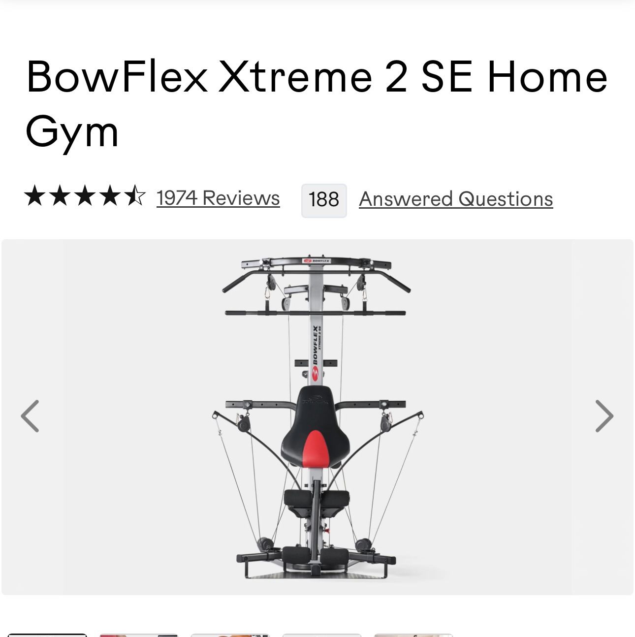 Bow flex Extreme 2 SE Home Gym