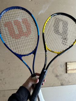 Two Tennis Racquets