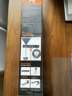 Heavy Duty Garage Wall Hook Kit – 4 Piece Organizer (New)