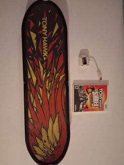 Wii Tony hawk skateboard