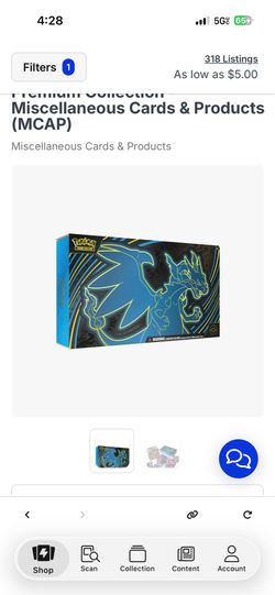 Charizard UPC Box