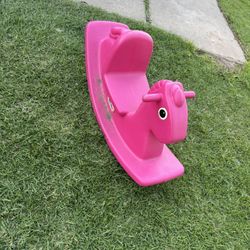 Rocking Pink Horse Little Tikes