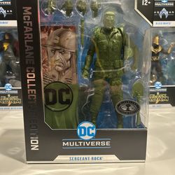 McFarlane DC Multiverse CE Sergeant Rock (Platinum)