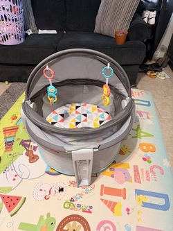 Portable Baby Travel Bassinet with Canopy