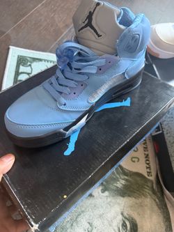 Air Jordan 5 Blue Sneakers