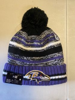 New Era Baltimore Ravens Pom Knit Beanie
