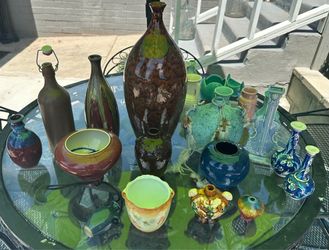 Collection of vases