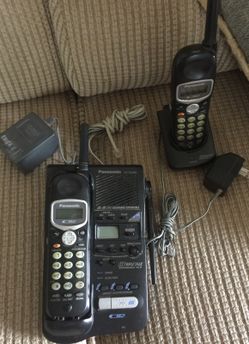 Panasonic triple talk recording cordless phones