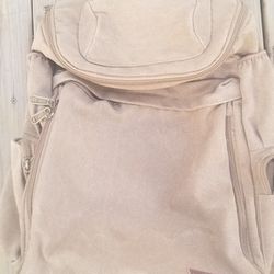 Large Canvas Travel Backpack Camp Trails Portage Travel Gear Brown. Read.