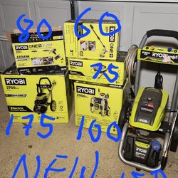 Ryobi Electric Pressure Washers.