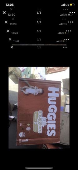 Huggies little snugglers size 1 , 198 count