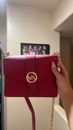 Red Michael Kors bag