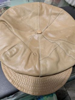 Wilson's leather cap beige large
