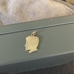 Sterling Silver John F Kennedy Pendant