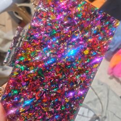 Colorful Resin Clutch Purse – Statement Bag – Festival / Party