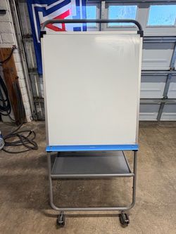 Lakeshore Double-Sided Rolling Whiteboard / Teaching Easel – $175 OBO