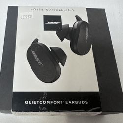 Bose quietcomfort noise cancelling earbuds  Retail $299 