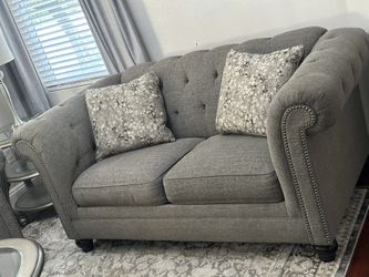 Gray Loveseat