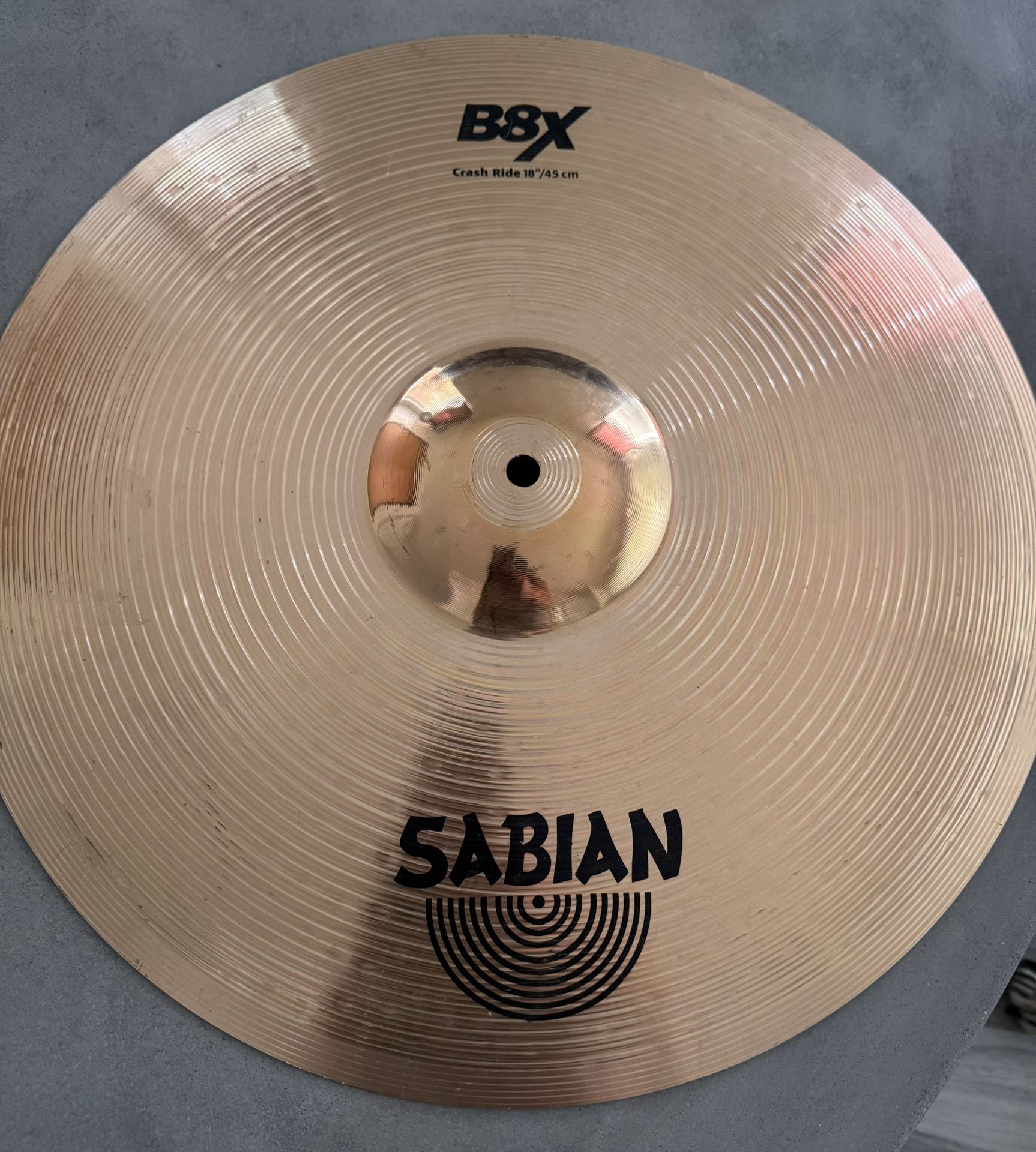 Sabian B8X 18” Crash Ride Cymbal