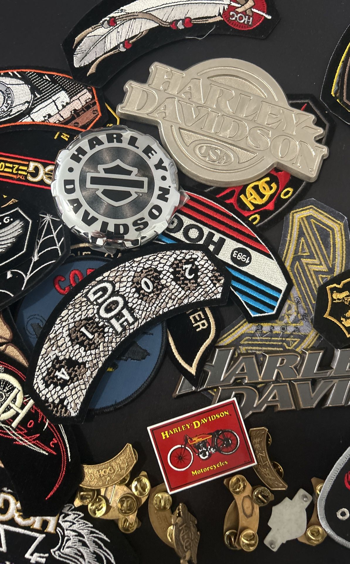 Harley Davidson HOG Collection Patches