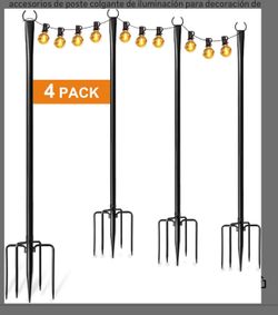 Poles Para Tus String Lights Christmas Light 4 P$25 