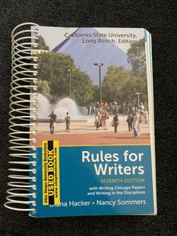 Rules for writers