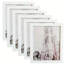 8x10 Picture Frames 6 pack White