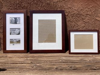 Three Picture Frames