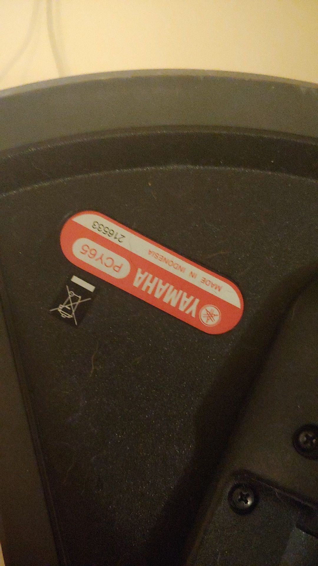 Yamaha electric drum cymbal, and mount. Roland CY-6