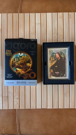 Agoro Lord of the rings pure silver card
