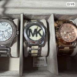 Set Of 3 MK Watches 