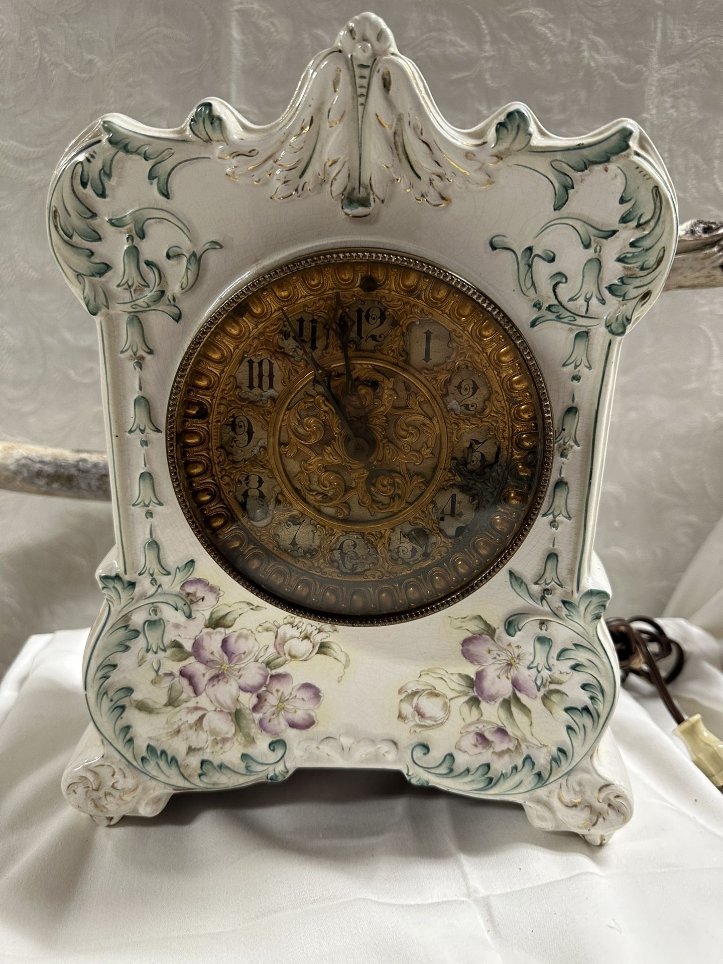 Antique Cherokee Clock With Telechrone Movement