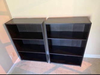 Wood shelves